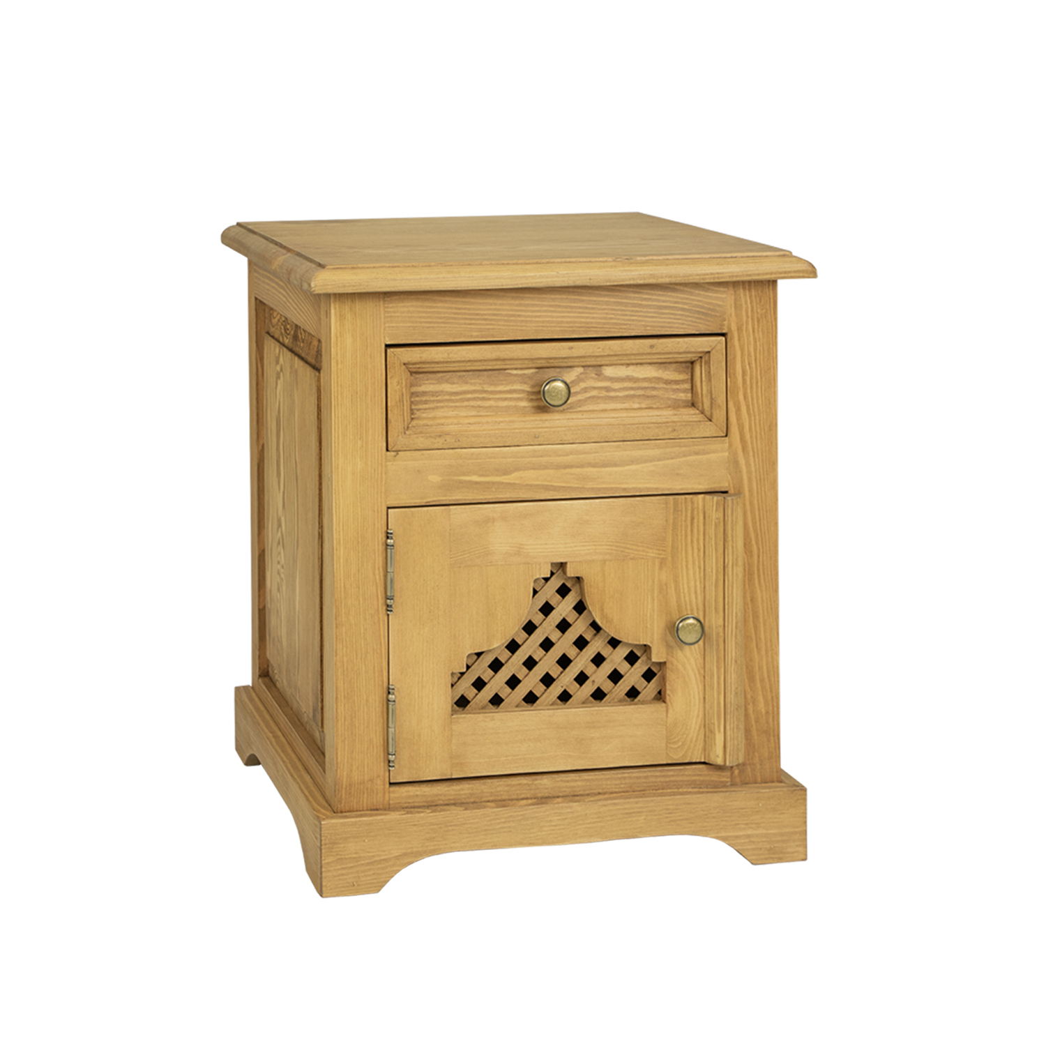 Drewmax SN804 noční stolek masiv borovice rustikal