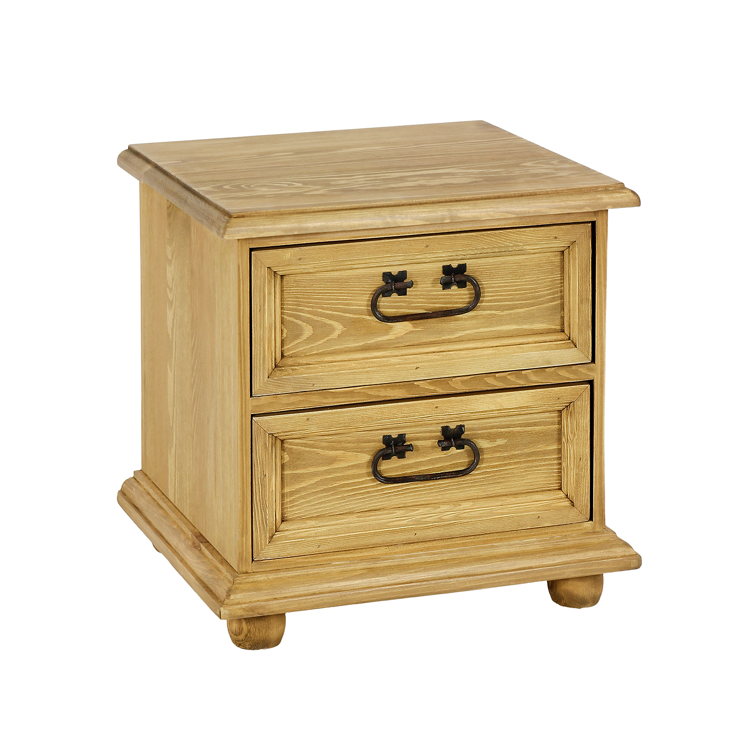 Drewmax SN800 noční stolek masiv borovice rustikal