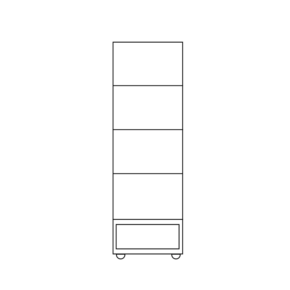 Drewmax SF802/2 skříň šatní masiv borovice rustikal
