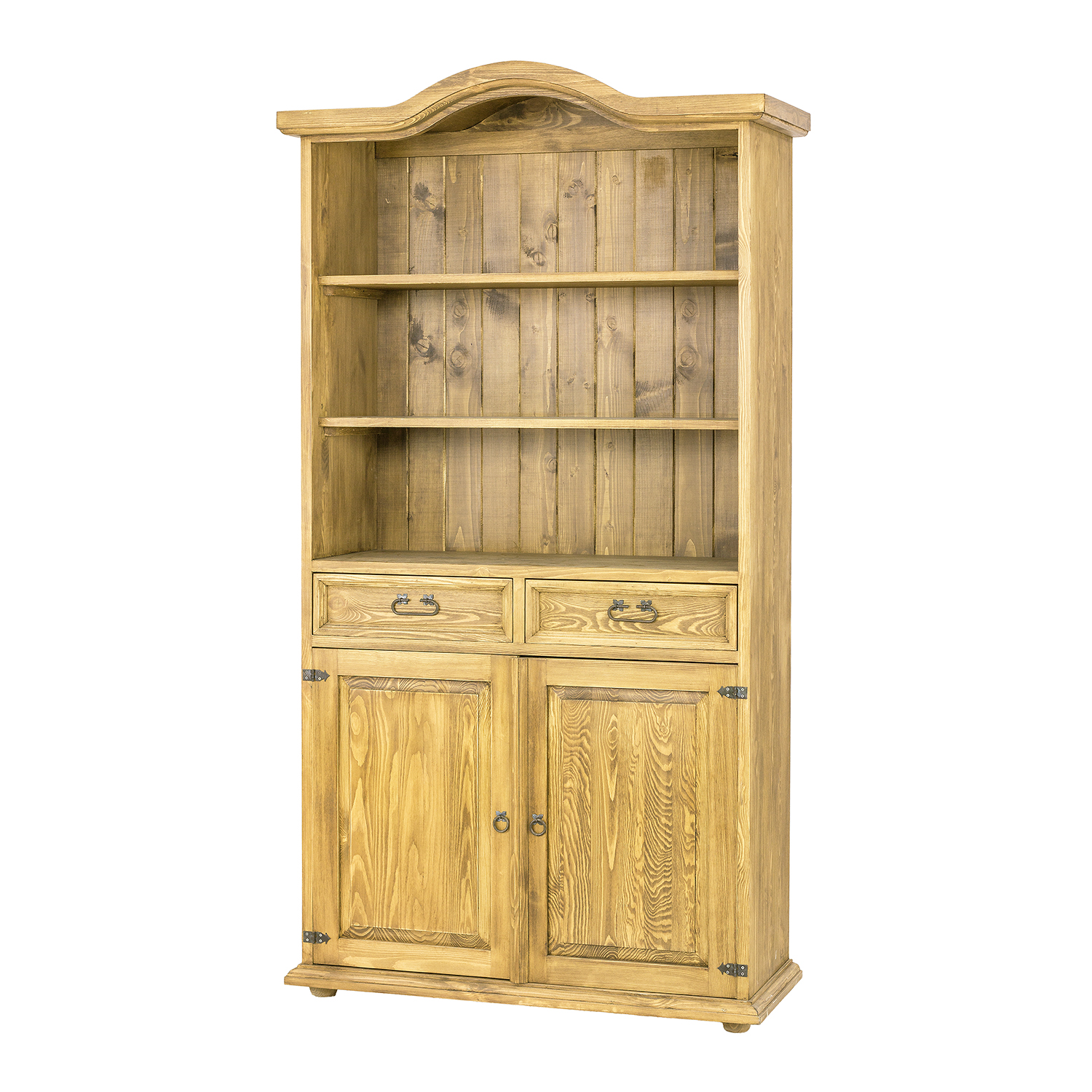 Drewmax RG804 regálová skříň masiv borovice rustikal