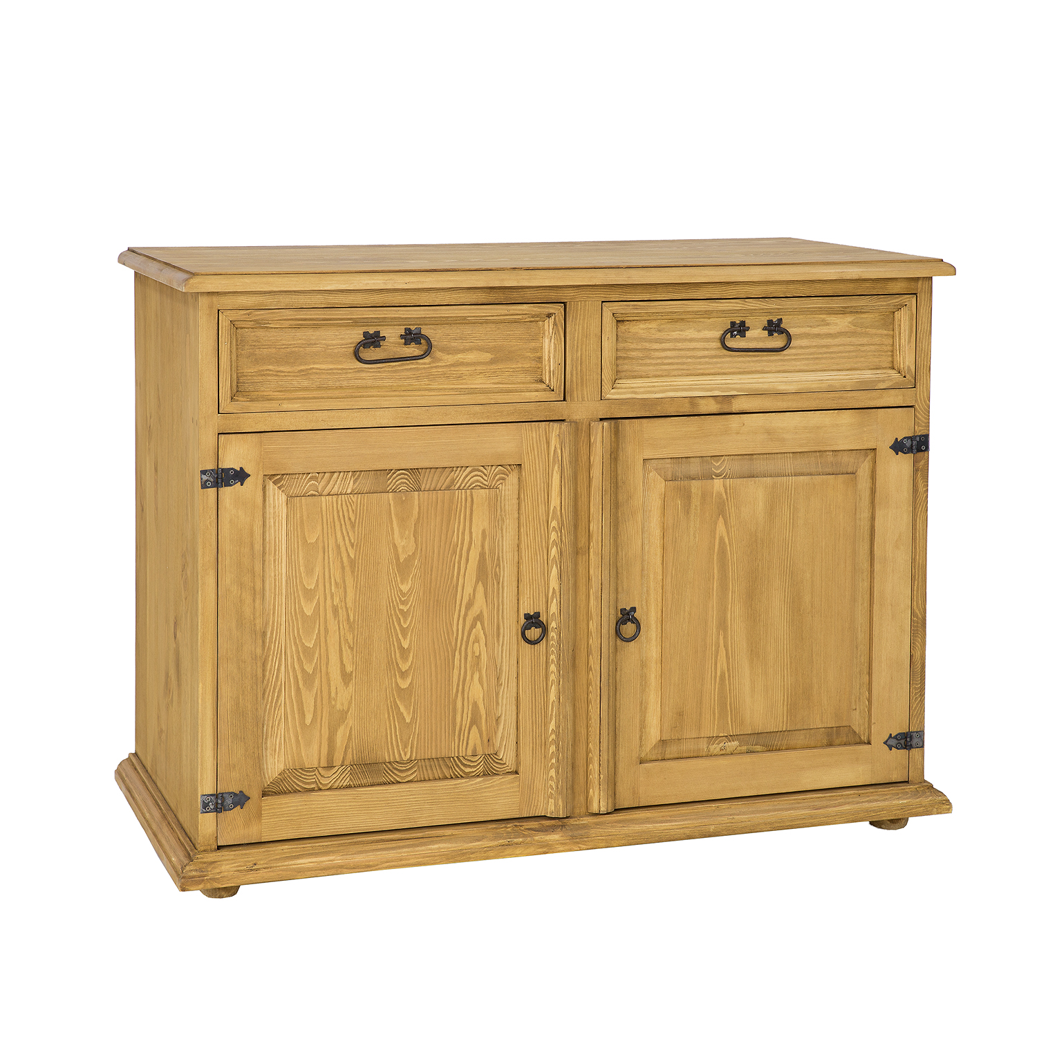 Drewmax KD805 dřevěná komoda masiv borovice rustikal