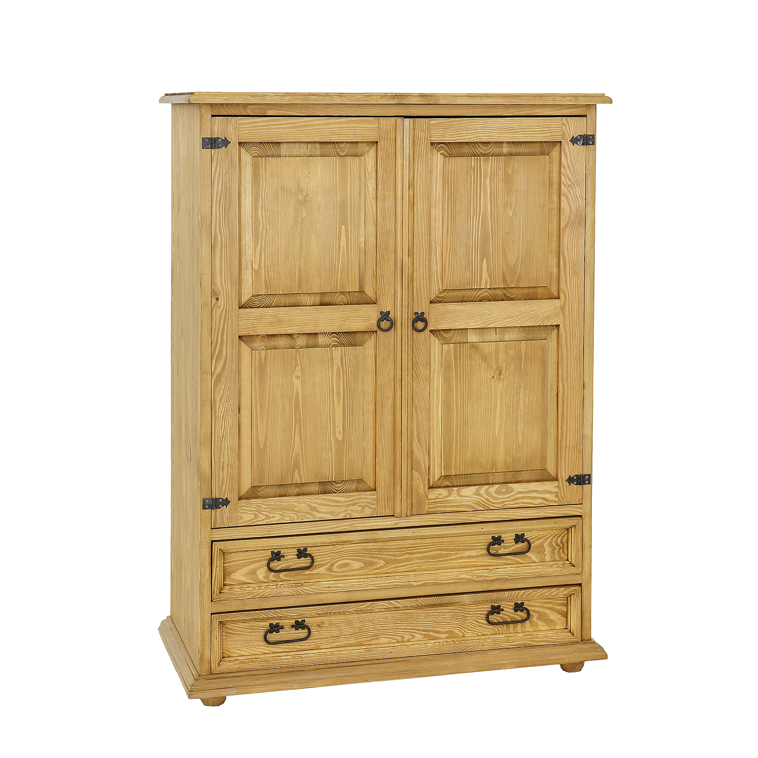 Drewmax KD804 dřevěná komoda masiv borovice rustikal