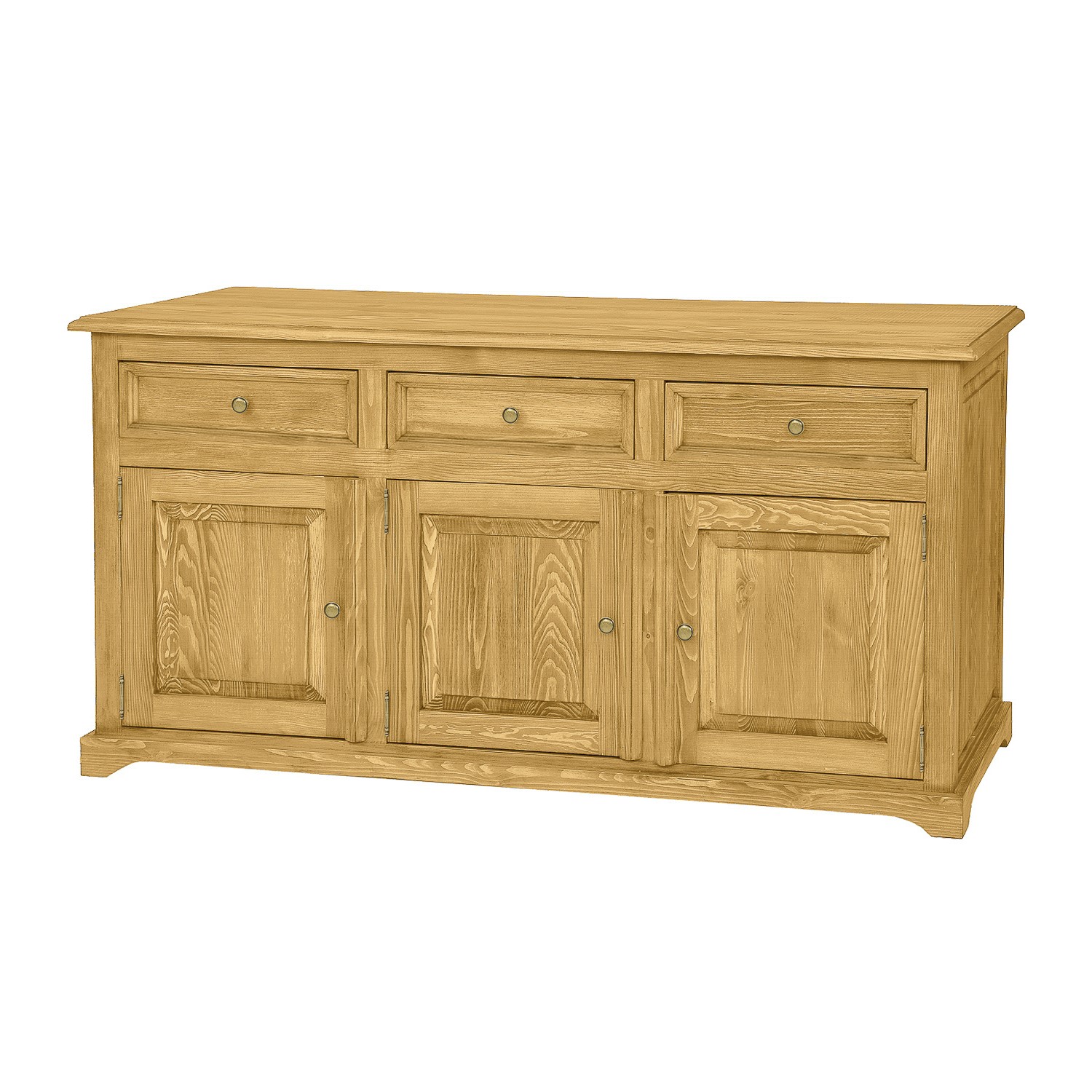 Drewmax KD719 dřevěná komoda masiv borovice rustikal