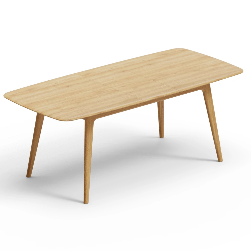 Drewmax ST307 160 dřevěný jídelní rozkládací stůl masiv dub