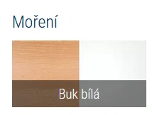 Niko jídelní židle buk/bílá
