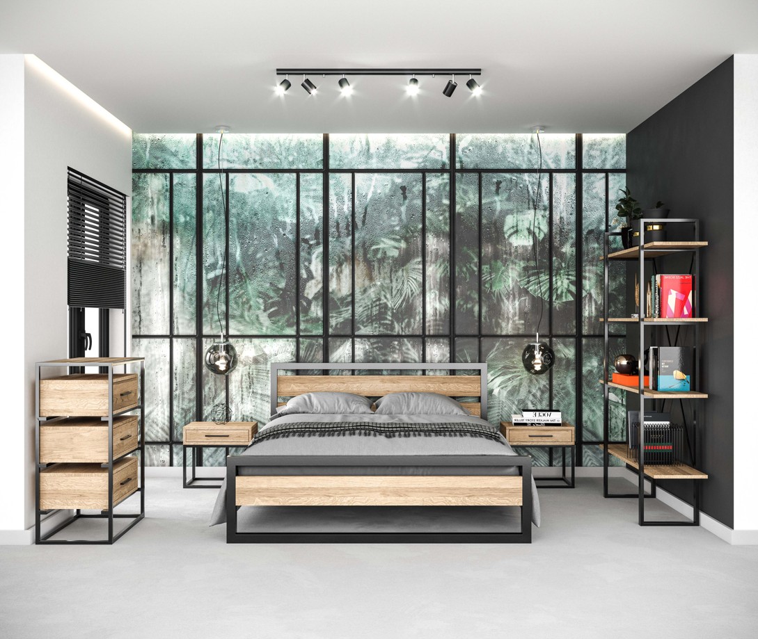 Drewmax PK312 dřevěná police masiv dub