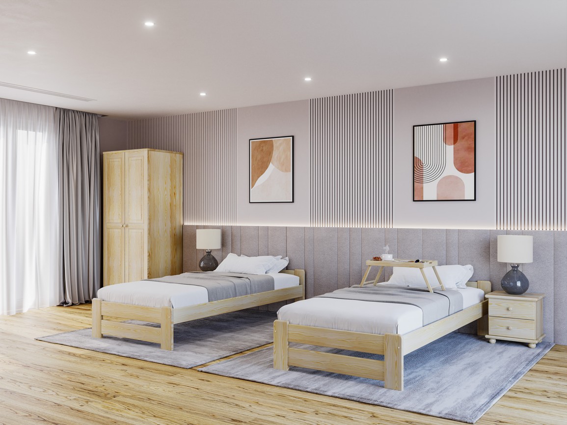 Drewmax SF120 skříň šatní masiv borovice