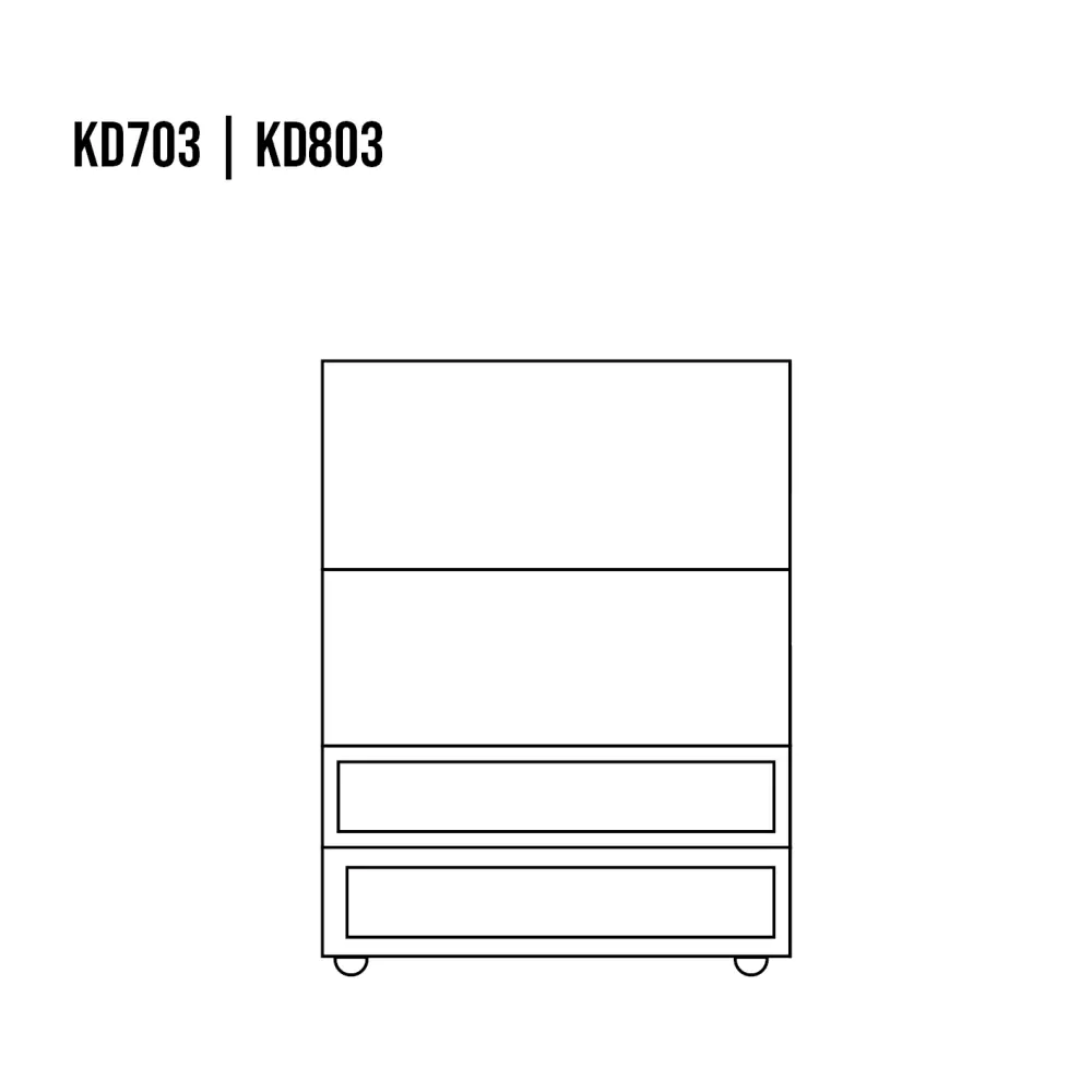 Drewmax KD703 dřevěná komoda masiv borovice rustikal
