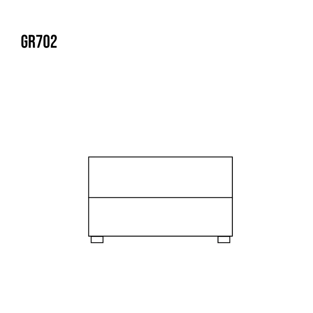 Drewmax GR702 skříňka/botník masiv borovice rustikal