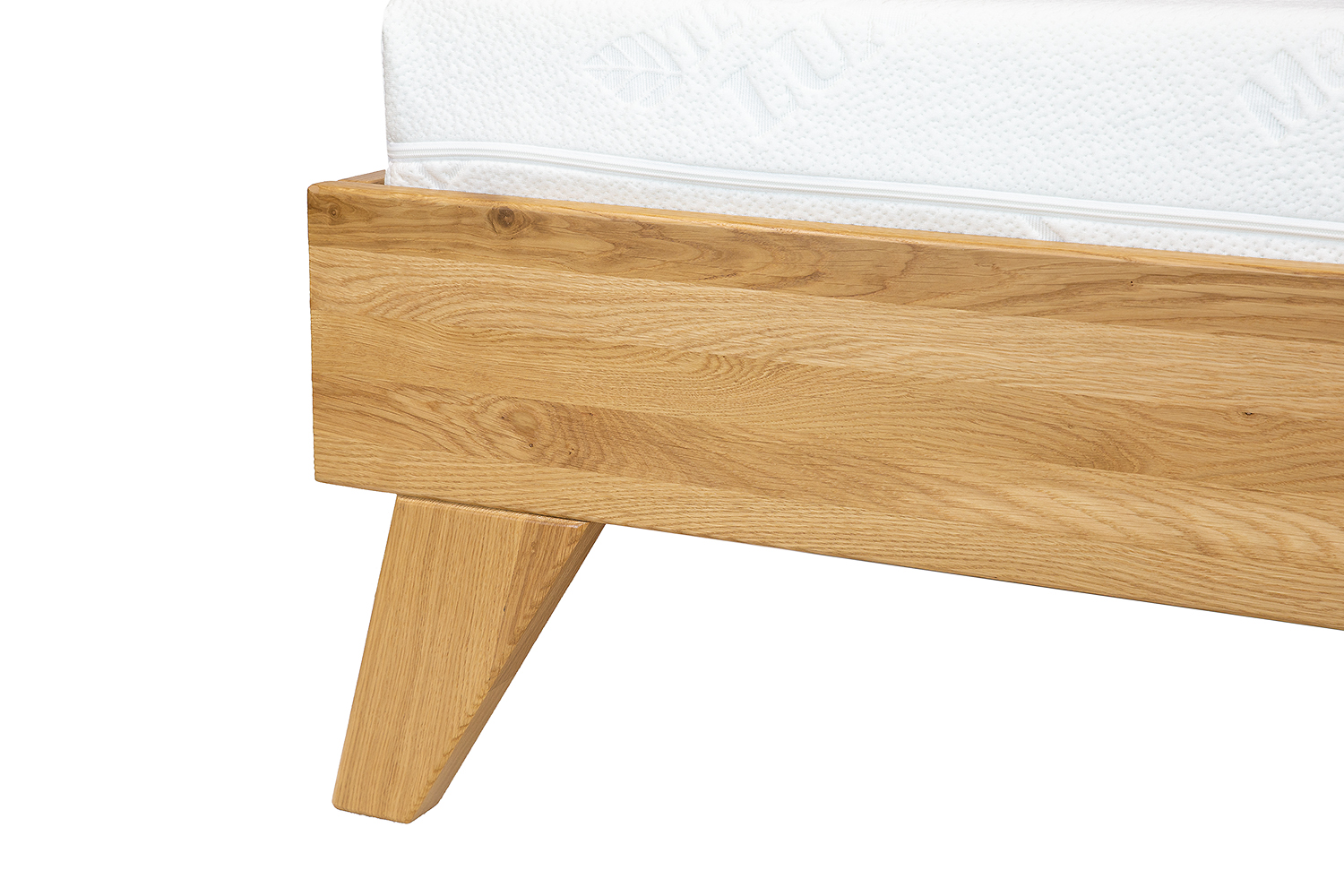 Drewmax LK401 140x200 cm dřevěná postel masiv buk dvojlůžko