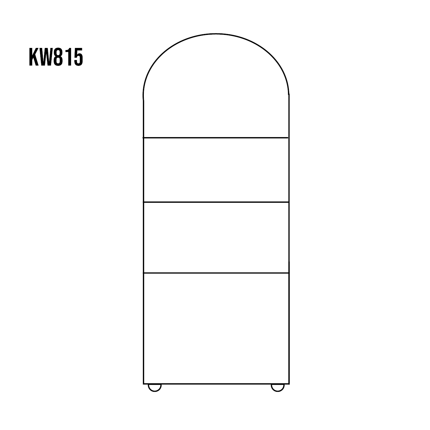 Drewmax KW815 dřevěná vitrína masiv borovice rustikal