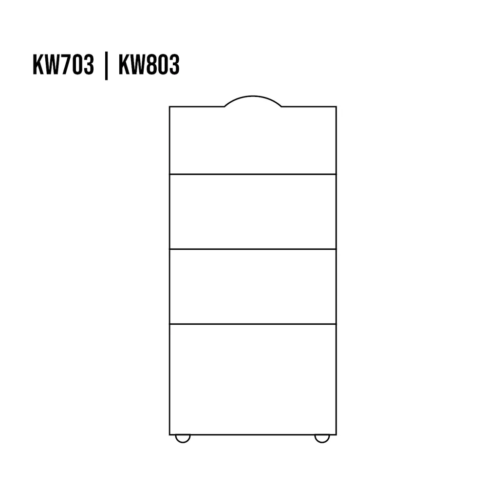 Drewmax KW703 dřevěná vitrína masiv borovice rustikal