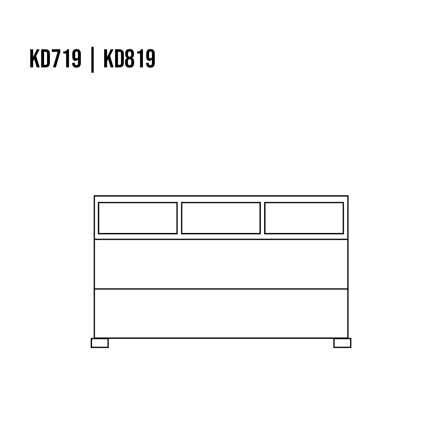 Drewmax KD719 dřevěná komoda masiv borovice rustikal