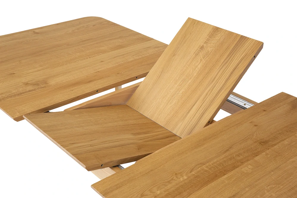 Drewmax ST306 120 dřevěný rozkládací jídelní stůl masiv dub