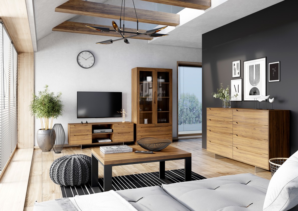 Drewmax PK211 dřevěná police masiv buk