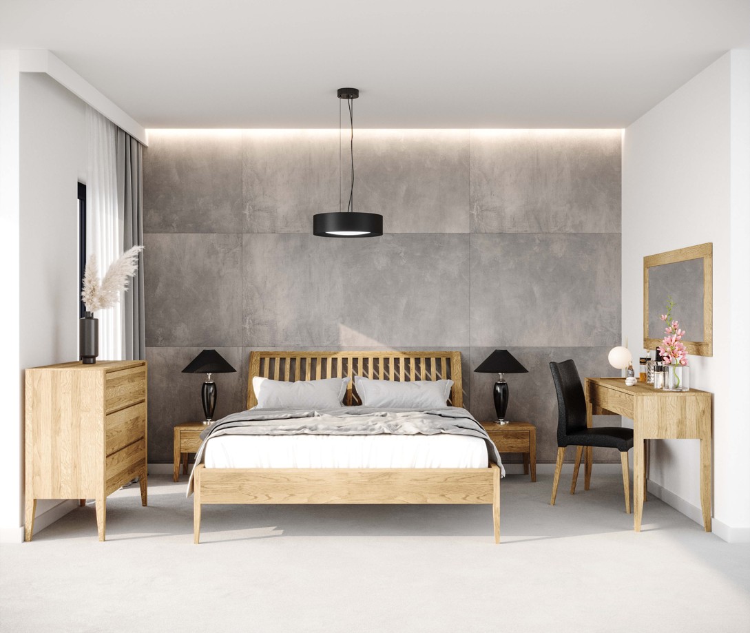 Drewmax SN212 noční stolek masiv dub