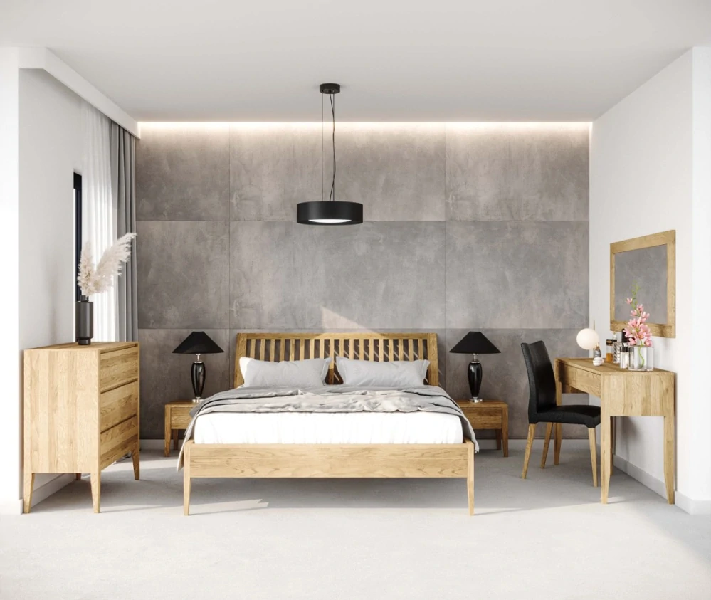 Drewmax LT301 dřevěný toaletní stolek masiv dub skladem