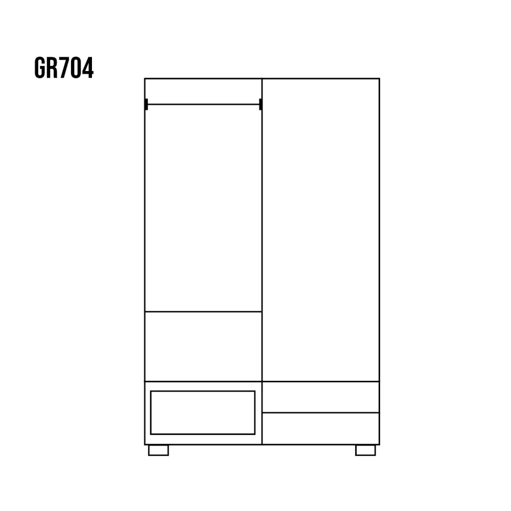 Drewmax GR704 věšák/botník masiv borovice rustikal