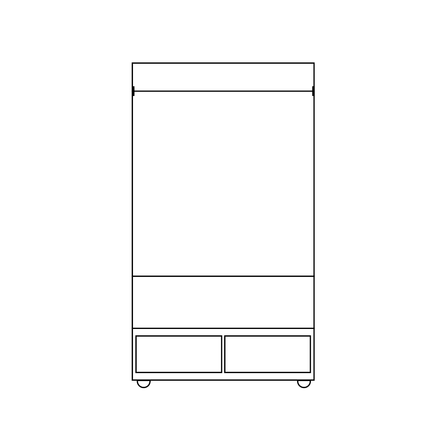 Drewmax SF801 skříň šatní masiv borovice rustikal