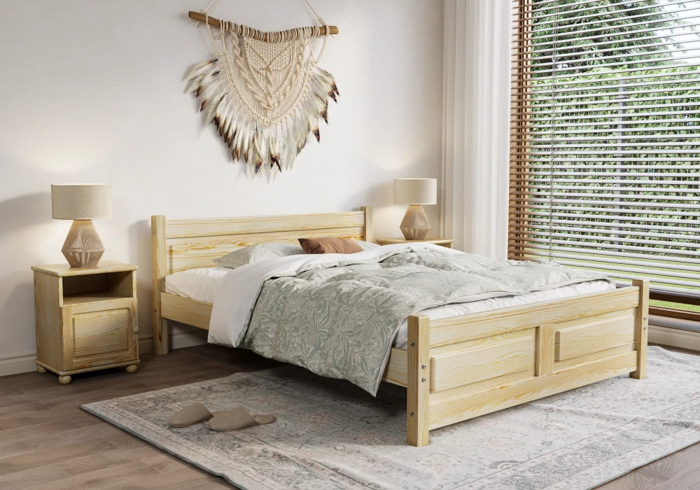 Drewmax KD106 dřevěná komoda masiv borovice