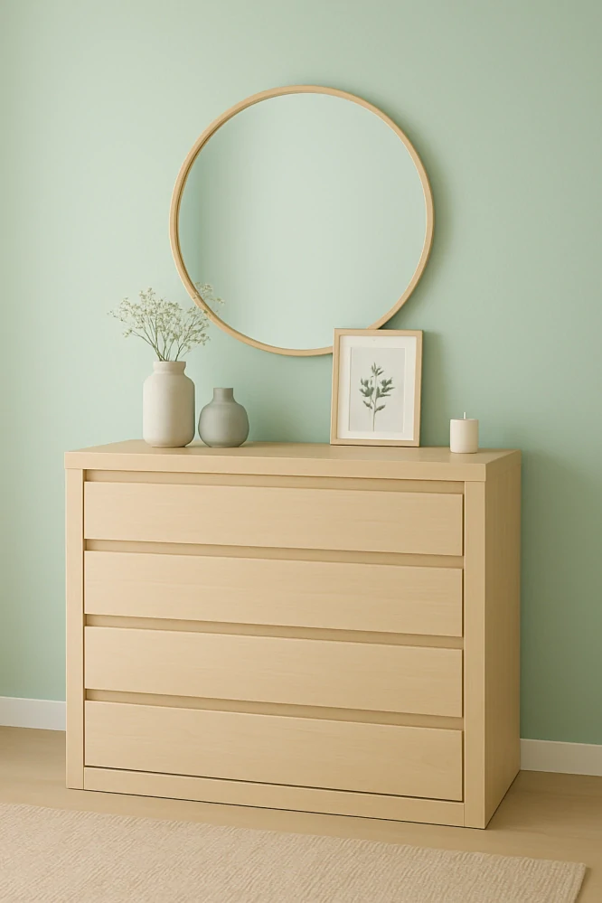 Drewmax KD403 dřevěná komoda masiv buk 