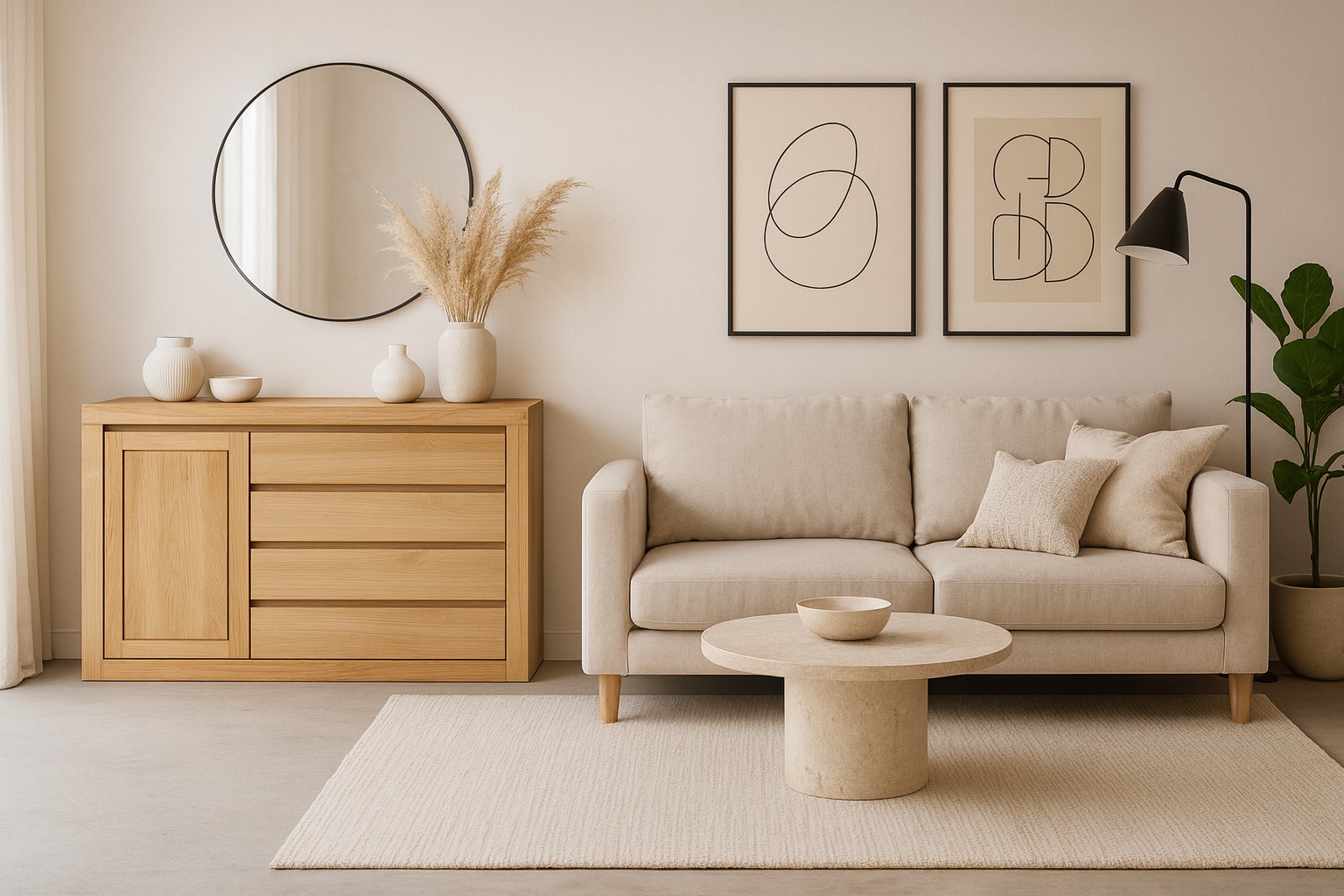 Drewmax KD408 dřevěná komoda masiv buk 