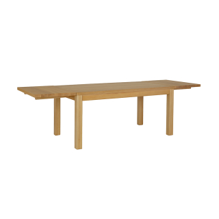 Drewmax ST170 160+2x45 cm dřevěný jídelní stůl masiv buk rozkládací