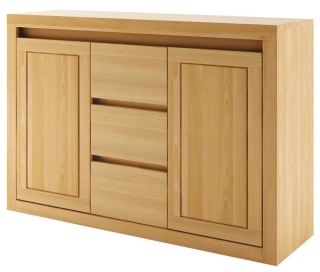 Drewmax KD413 dřevěná komoda masiv buk 