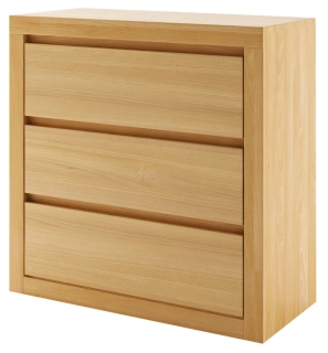 Drewmax KD414 dřevěná komoda masiv buk 