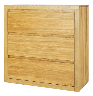 Drewmax KD314 dřevěná komoda masiv dub