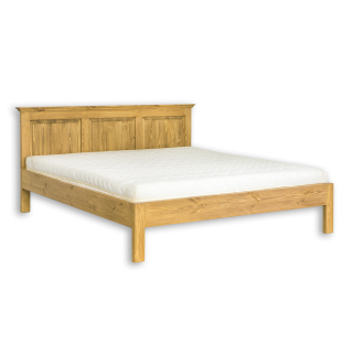 Drewmax LK700 - Dřevěná postel masiv rustikal 90 cm
