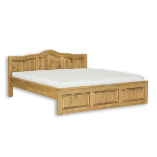 Drewmax LK703 - Dřevěná postel masiv rustikal 90 cm