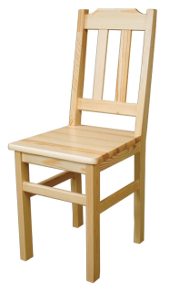 Drewmax KT103 dřevěná židle masiv borovice